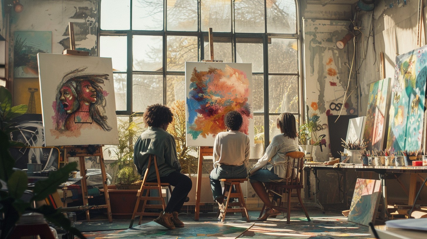 Free Artists At Work Image - Art, Studio, Painting | Download at StockCake