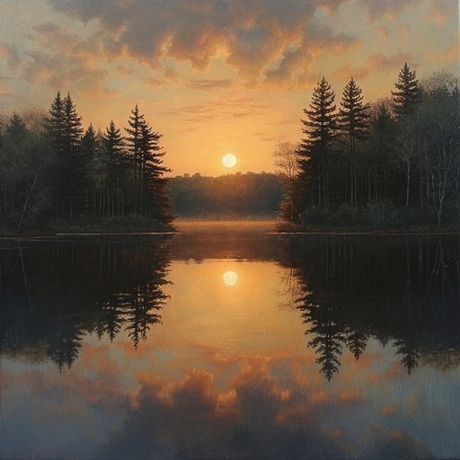 Free Serene Lake Sunset Image - Sunset, Lake, Aerial | Download at ...