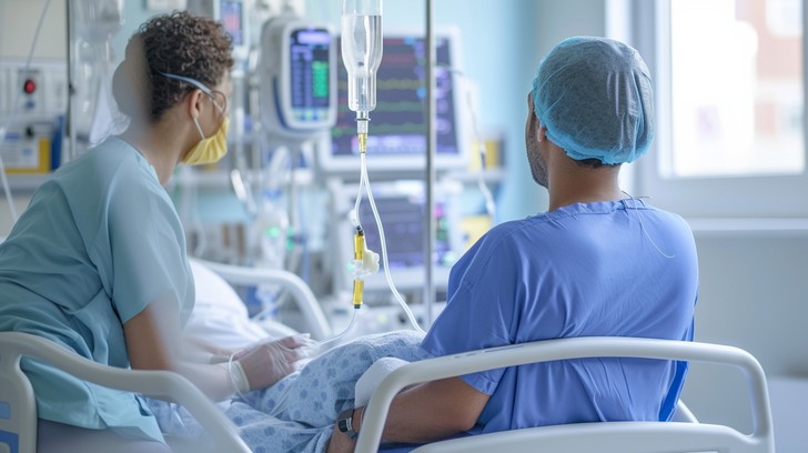 Hospitalization Photo Free Caring hospital scene Image - Healthcare, Hospital, Patient ...