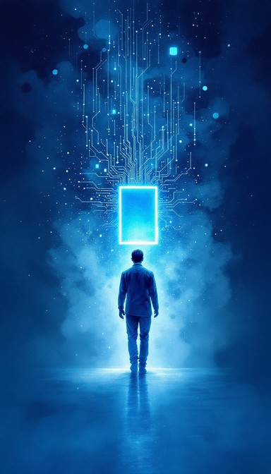 Free Digital Human Evolution Image - Watercolor, Digital ...