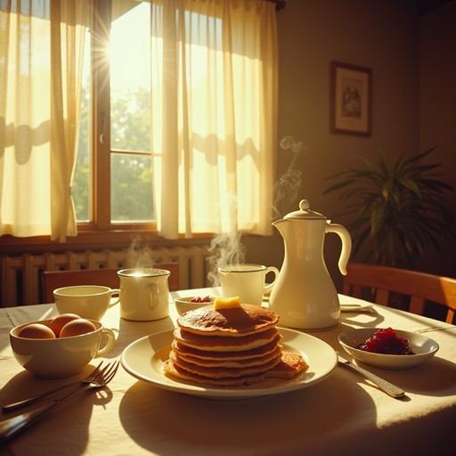 Free Sunlit Morning Feast Image - Breakfast, Sunlight, Window ...