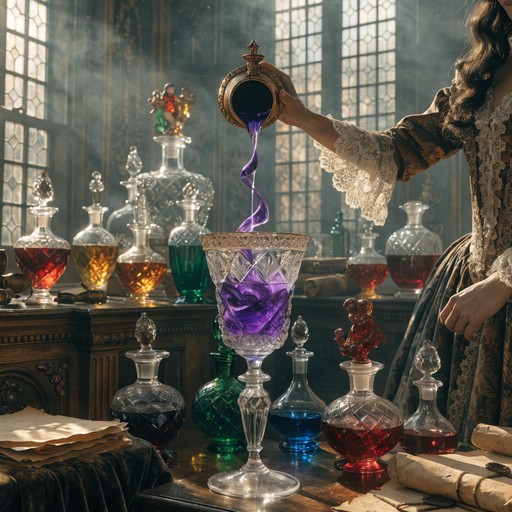 Free Alchemist Mixing Potions Image - Apothecary, Potion, Elixir ...
