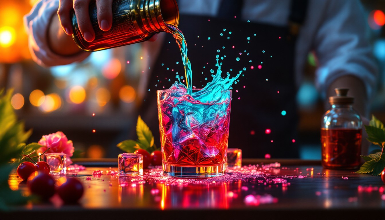 Free Anime Cocktail Artistry Image - Anime, Mixology, Illustration ...