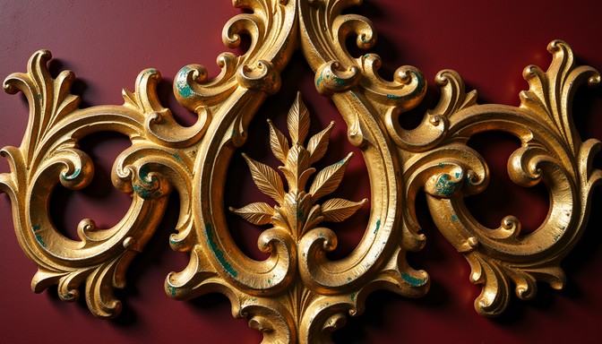 Free Gilded Baroque Scrollwork Image - Baroque, Scrollwork, Ornate ...