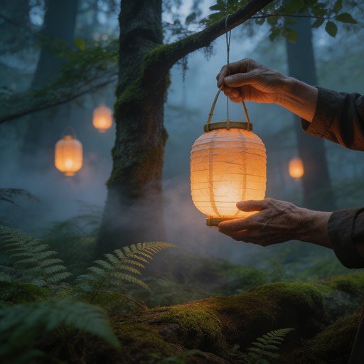 Free Forest Lantern Glow Image - Lanterns, Forest, Misty | Download at ...