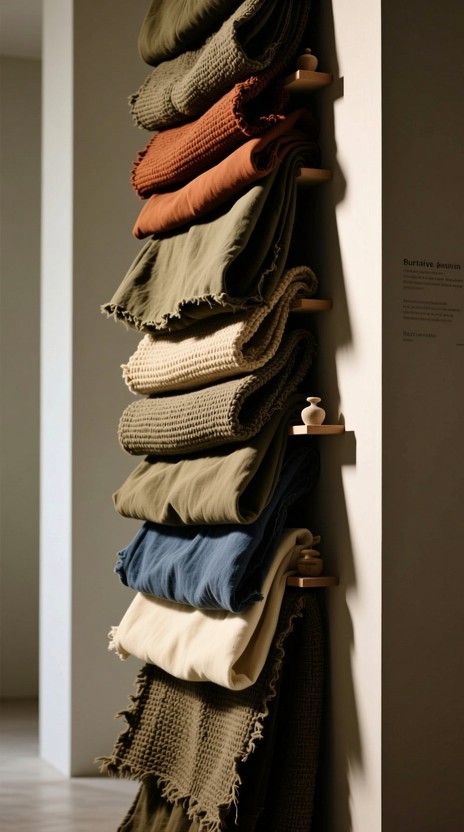 Free Curved Textile Display Image - Textiles, Fabric, Samples ...