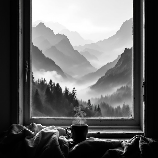 Free Mountains Through Window Image - Mountains, Window, Cabin ...