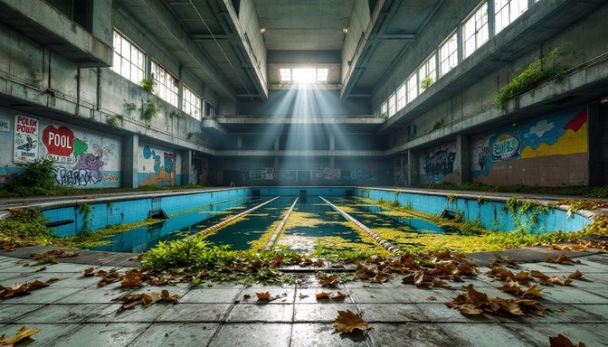 Free Nature Reclaims Pool Image - Abandoned, Pool, Natatorium ...