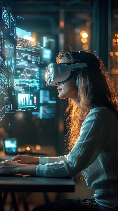 Virtual Privcy Screen Free Virtual Reality Exploration Image | Download at StockCake