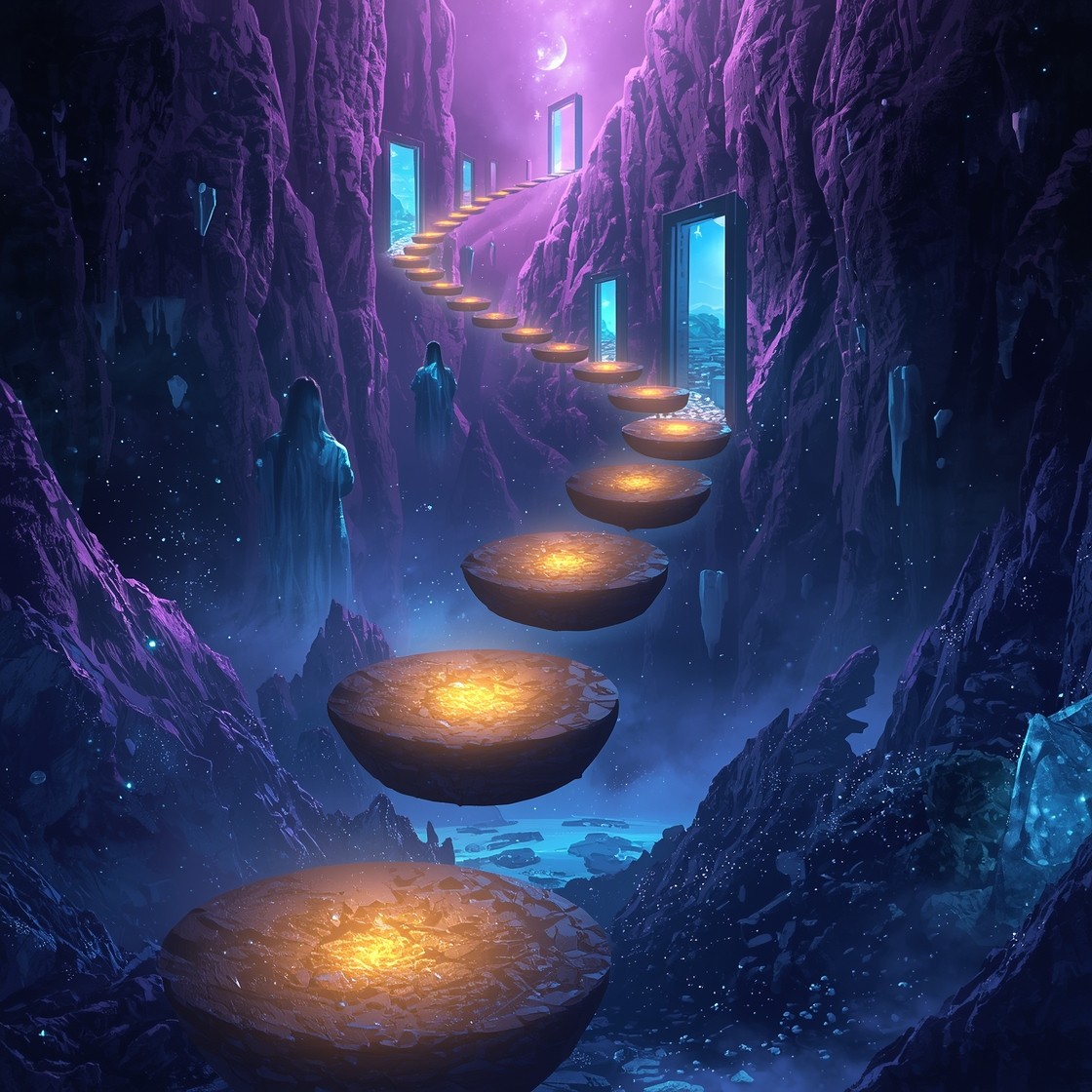 Prominence Path Free Luminous Ascending Path Image - Magical, Glowing, Stepping ...