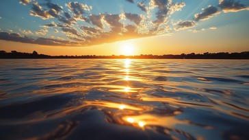 Free Sunset Over Water Image - Sunset, Water, Reflection | Download at ...