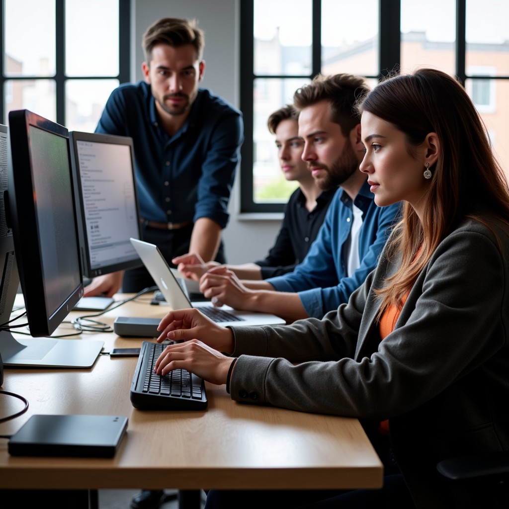 Free Collaborative tech team Image - Teamwork, Collaboration ...