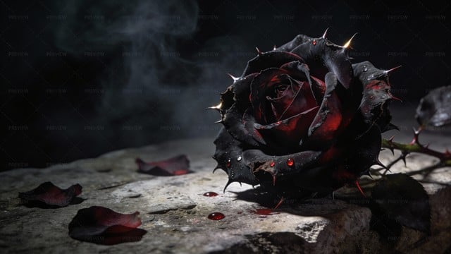 Free Dewdrop's Dark Beauty Image - Gothic, Dewdrop, Rose | Download at ...