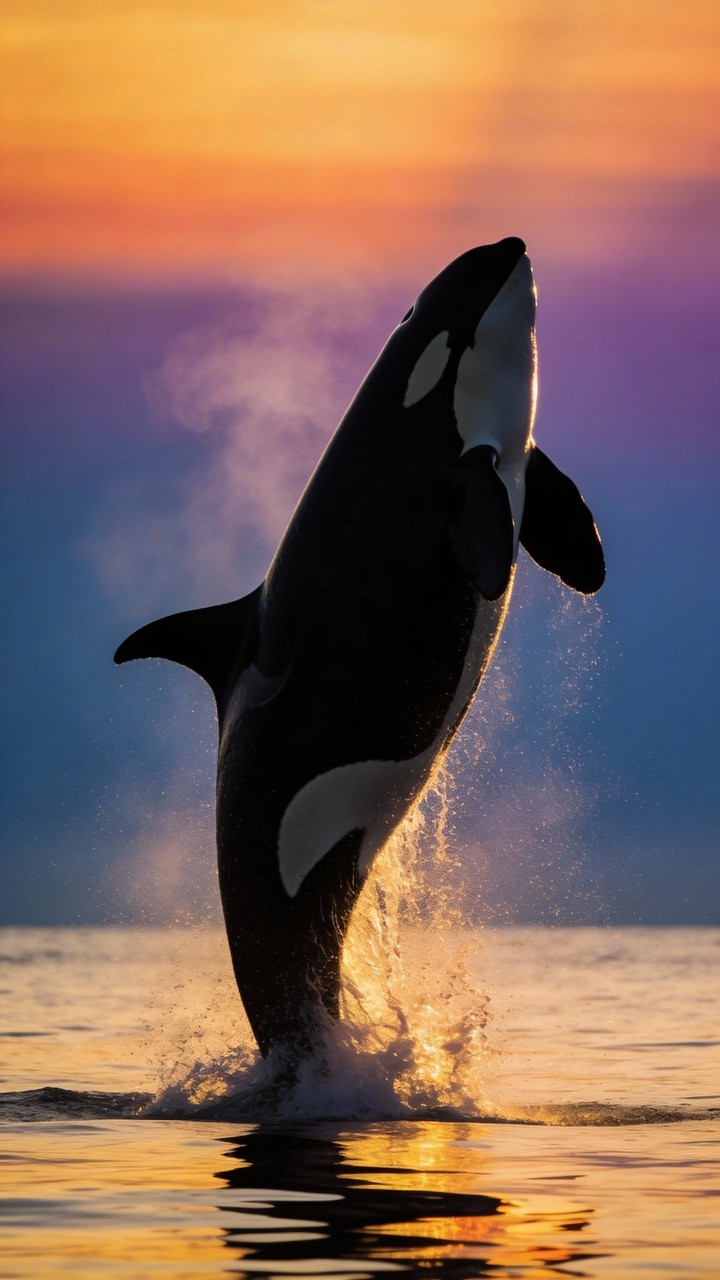 Free Whale Breaching Freedom Image - Orca, Whale, Silhouette | Download ...