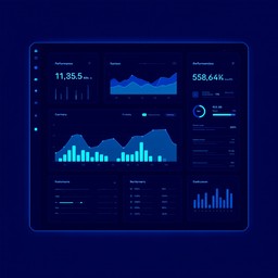Free Glowing Data Dashboard Image - Dashboard, Analytics, Data ...