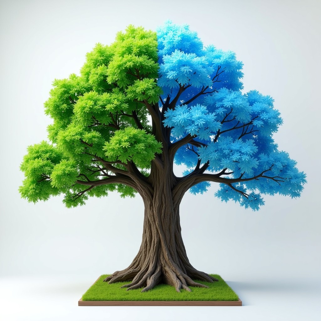 Free Balance Through Contrast Image - Tree, Duality, Balance | Download ...