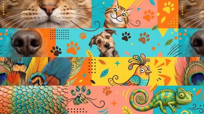 Free Playful Animal Pattern Image - Pattern, Animals, Seamless ...