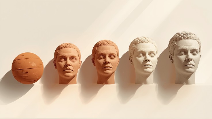 Clay Refinement Free Clay Sculpture Evolution Photo - Clay, Sculpture, Terracotta ...
