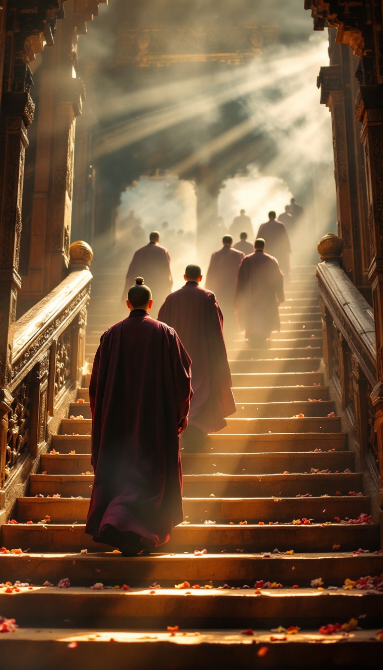 Free Sacred Stairway Ascent Image - Spiritual, Ceremonial, Ancient ...