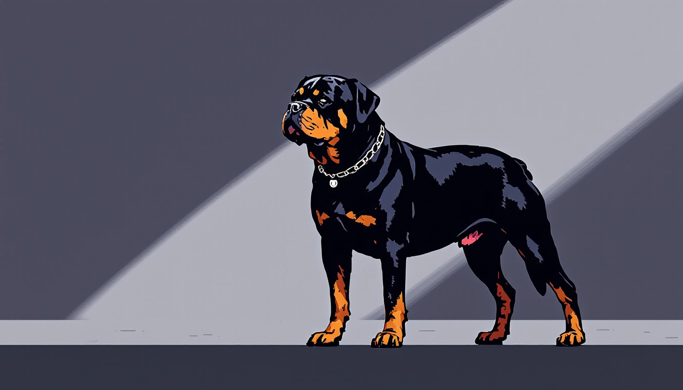 Free Noble Pixel Rottweiler Image - Rottweiler, Pixel, Digital ...