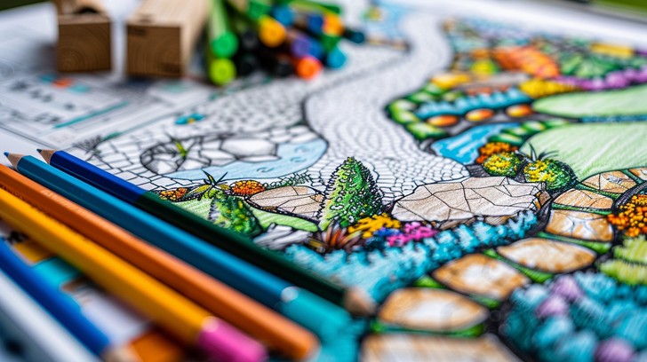 Free Colorful Pencil Drawing Image - Art, Pencils, Drawing | Download ...
