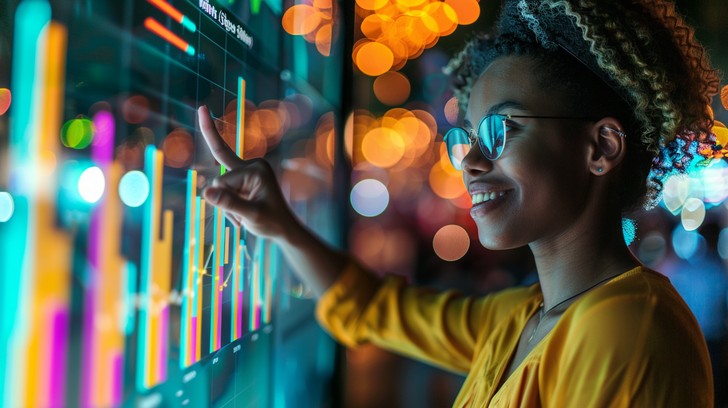 Free Interactive Data Analysis Image - Technology, Data, Woman ...