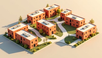 Free Sustainable Community Housing Image - Housing, Terracotta, Modular ...