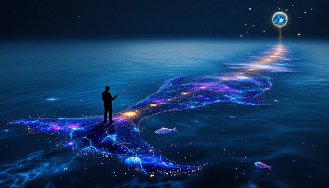 Shadow Fich Free Shadow Portal Fishing Image - Fisherman, Twilight, Shadow ...
