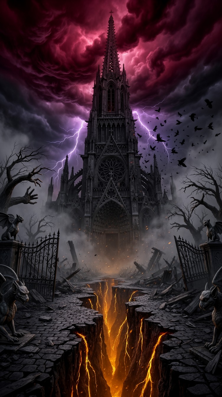 Free Gothic Apocalyptic Ruins Image - Gothic, Cathedral, Apocalyptic ...