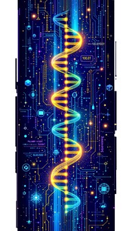 Free DNA Meets Technology Image - Dna, Technology, Circuits | Download ...