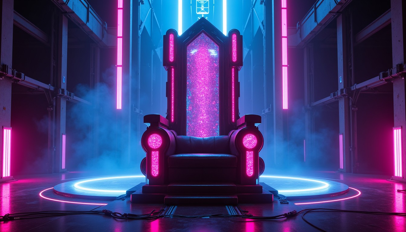 Power Throne Free Neon Power Throne Image - Cyberpunk, Neon, Throne | Download at ...
