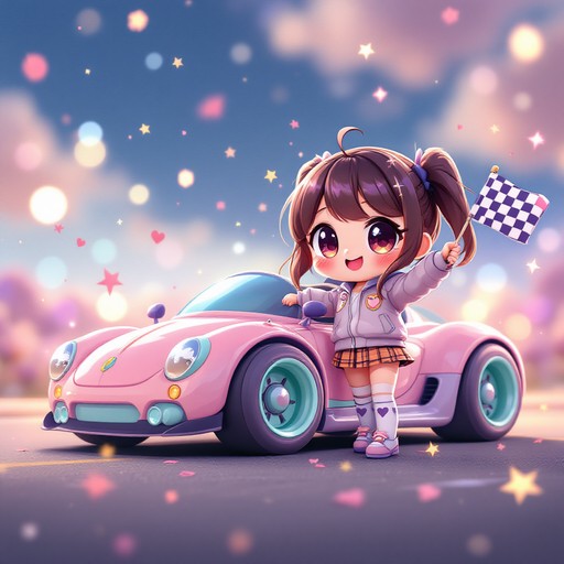 Free Kawaii Racing Dreams Image - Chibi, Kawaii, Anime | Download at ...