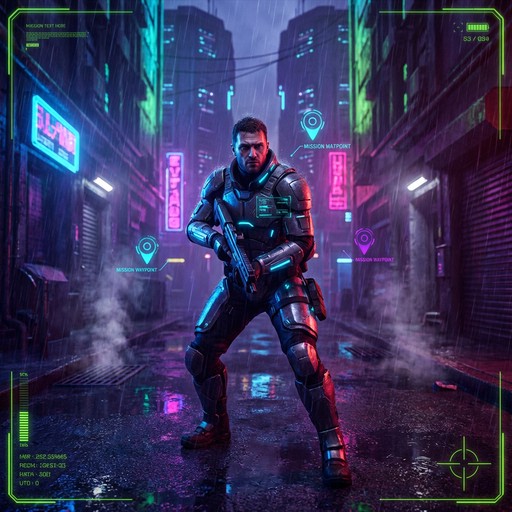 Free Neon Cyberpunk Warrior Image - Cyberpunk, Neon, Futuristic ...