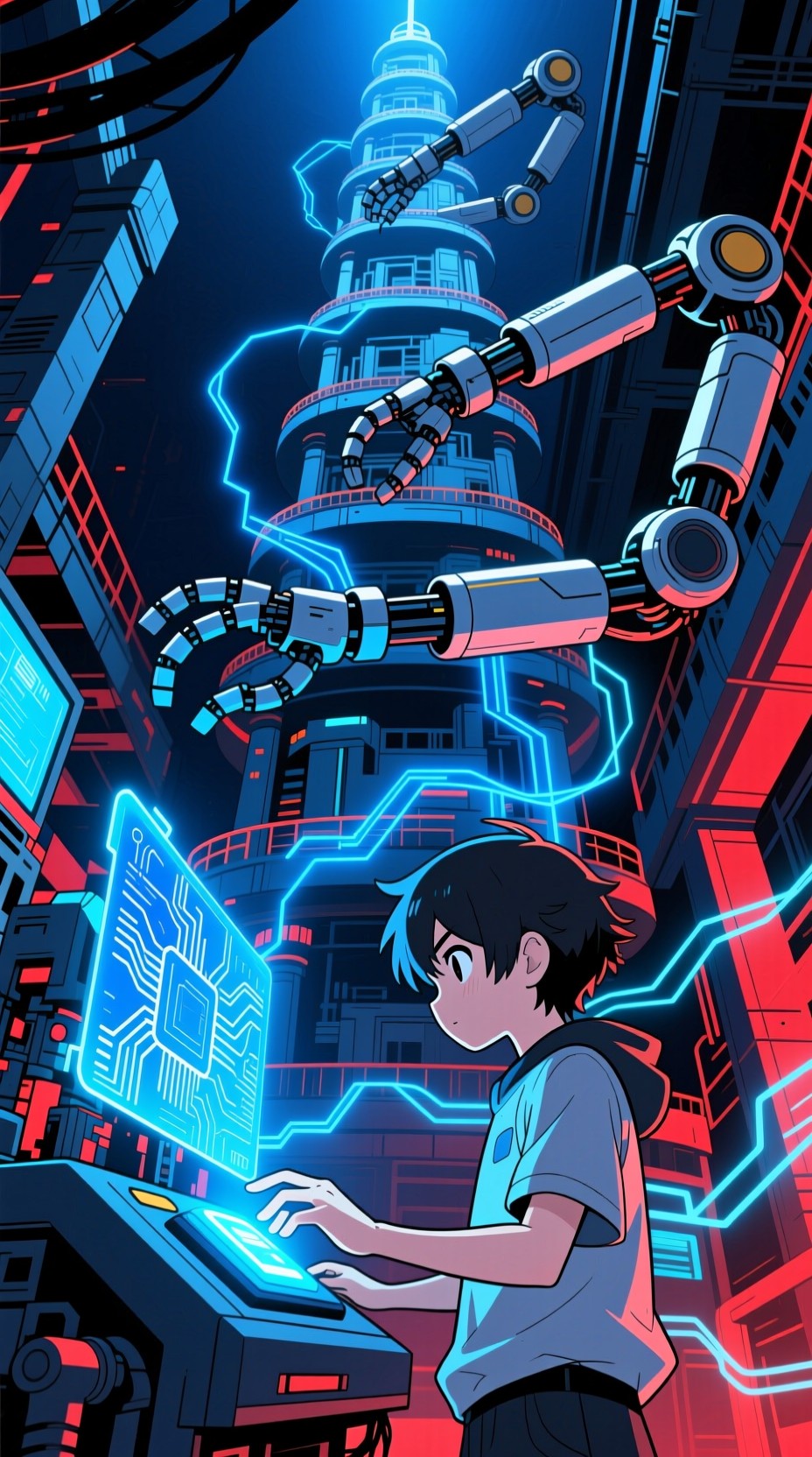 Free Youth Controls Machines Photo - Anime, Automation, Robotic ...