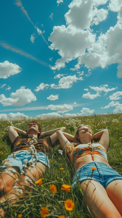 Free Summer Field Relaxation Image - Summer, Relaxation, Friends ...