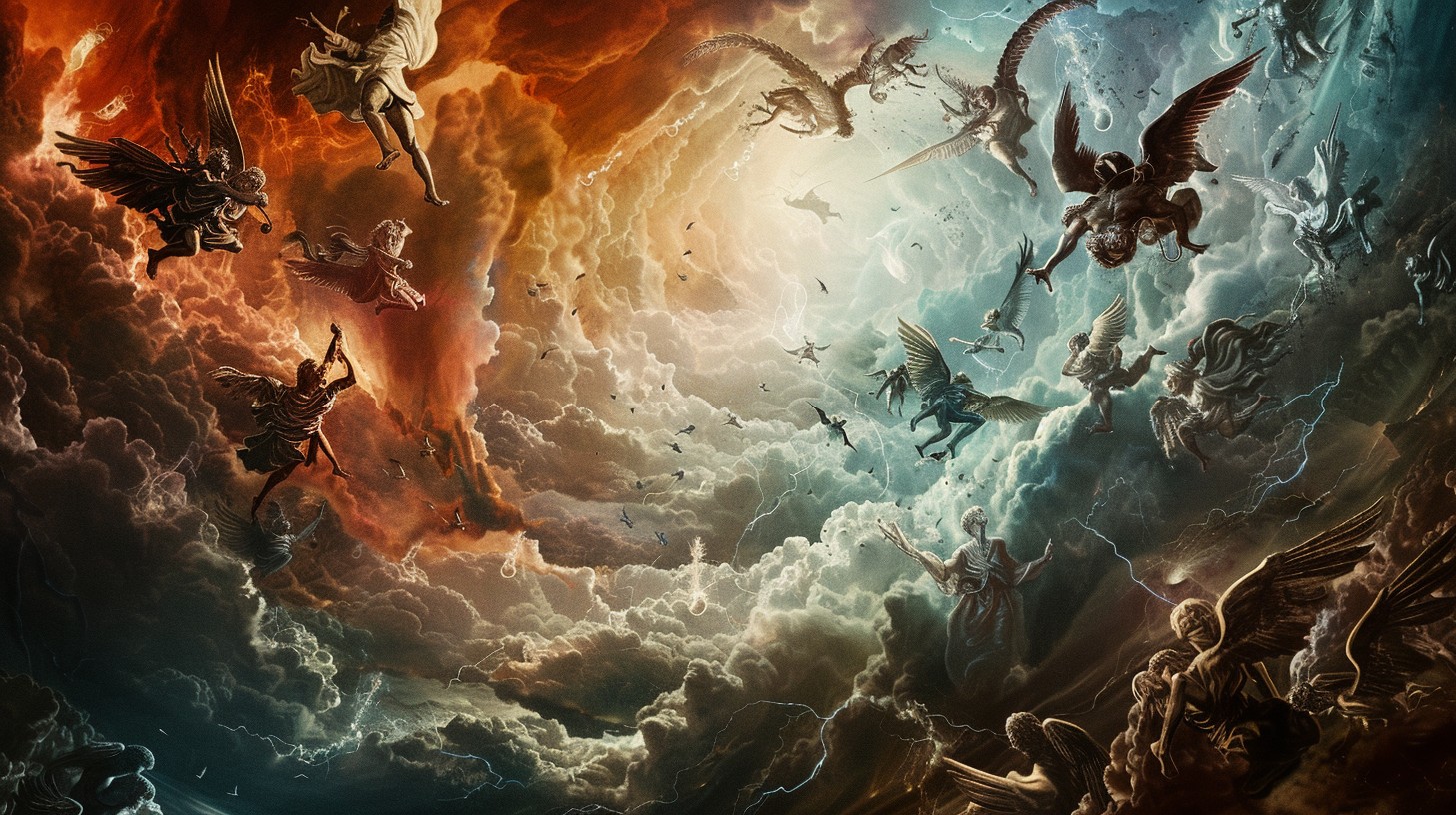 Free Epic Battle Scene Image - Artwork, Battle, Angels | Download at ...