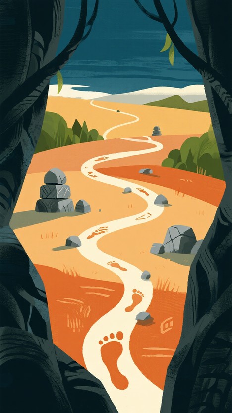 Free Path To Horizon Image - Journey, Footprints, Pathway | Download at ...