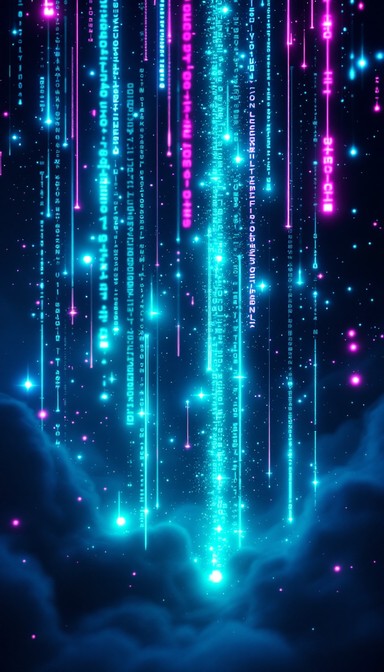 Free Digital Rain Falls Image - Digital, Cyber, Code | Download at ...