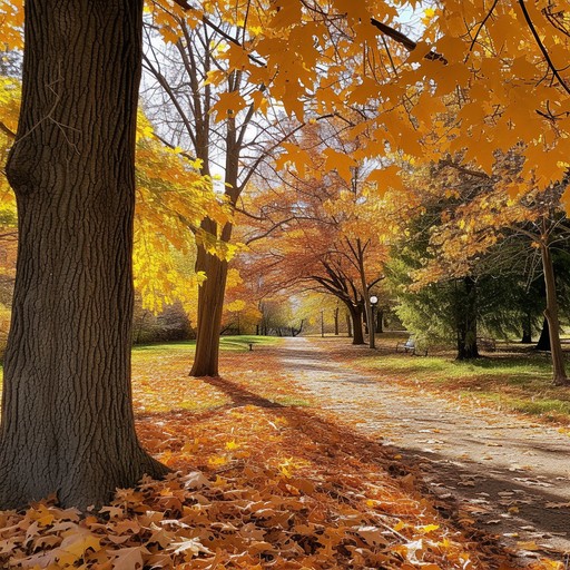 Free Autumn Park Path Image - Autumn, Park, Pathway | Download at StockCake