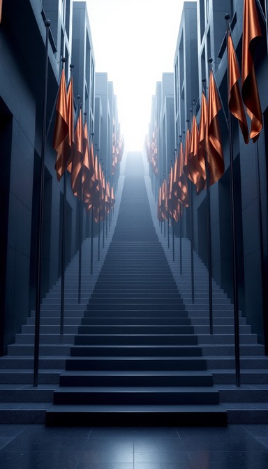 Step Flag And Rises Free Flags Guide Upward Image - Flags, Stairs, Architecture | Download ...
