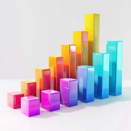 Free Colorful Growth Graph Image - Colorful, Gradient, 3d | Download at ...