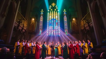 Colorful Choir Free Choir Performing Live Image - Choir, Cathedral, Stained-glass ...