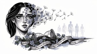 Fading Memory Draw Free Fading Memory Art Image - Woman, Tattoo, Portrait | Download at ...