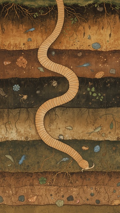 Free Worm Through Earth Image - Earthworm, Soil, Layers | Download at ...