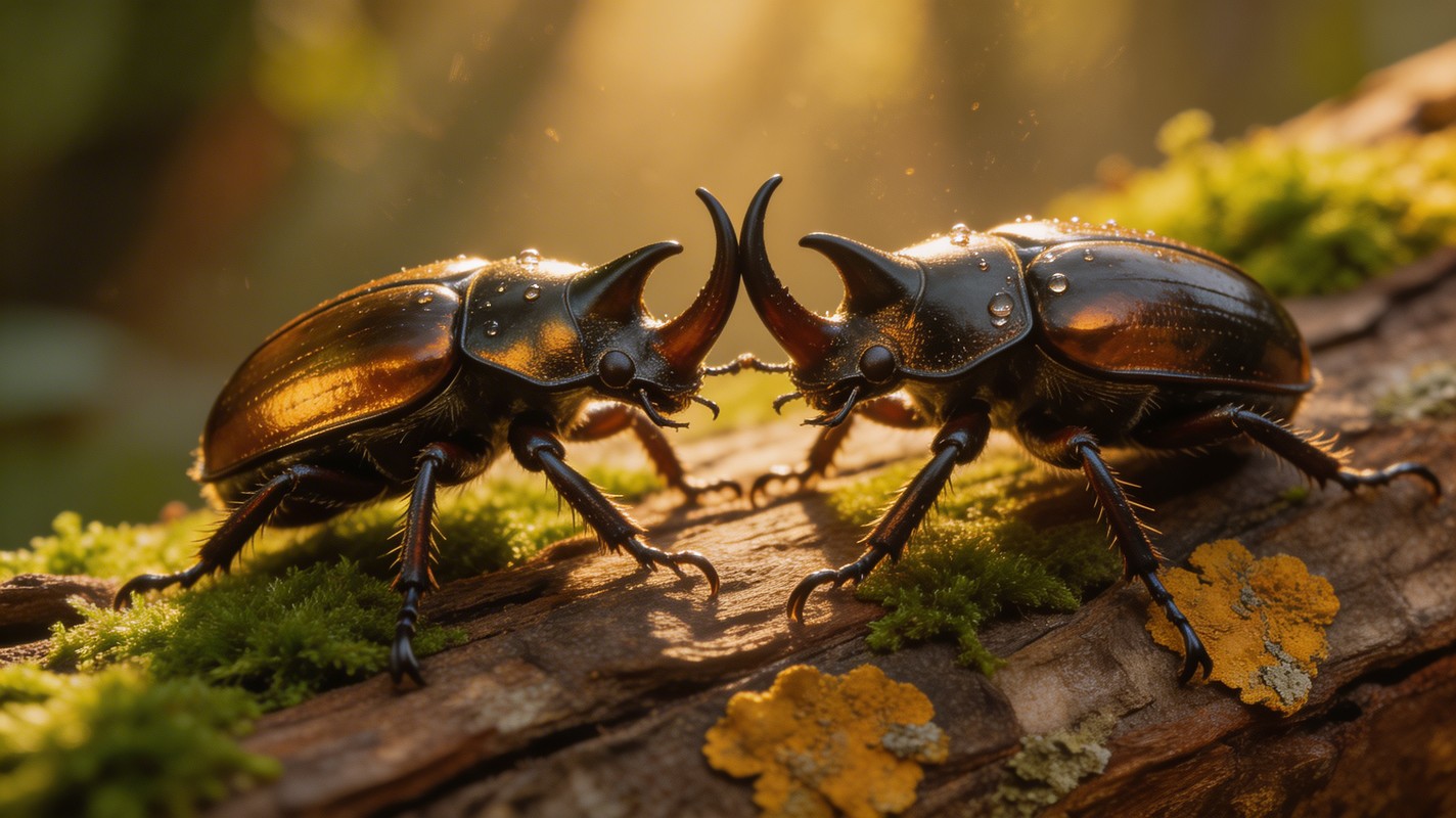 Free Beetle Warriors Battle Image - Beetle, Insects, Combat | Download ...