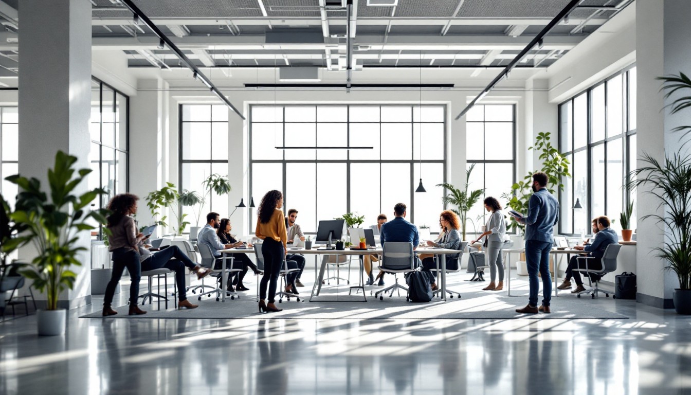 Free Collaborative Innovation Space Image - Workspace, Modern ...