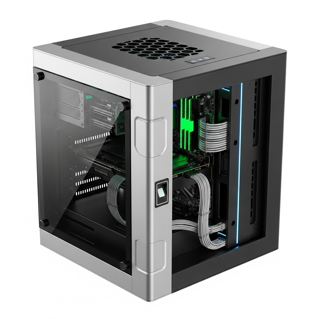 Free Illuminated Tech Cube Image - Tech, Minimalist, Cube | Download at ...