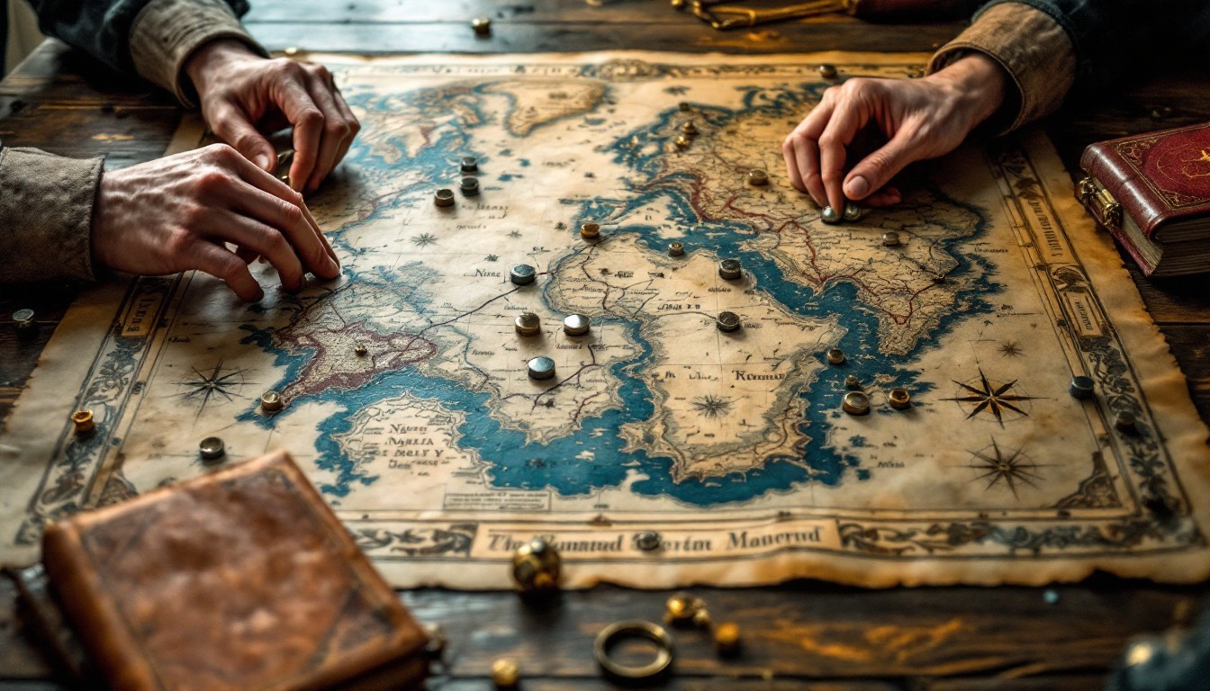 Ship Build Strategy Map Example Free Maritime Strategy Unfolds Image - Map, Strategy, Vintage ...