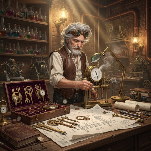 Free Steampunk Inventor Workshop Image - Steampunk, Victorian, Inventor ...