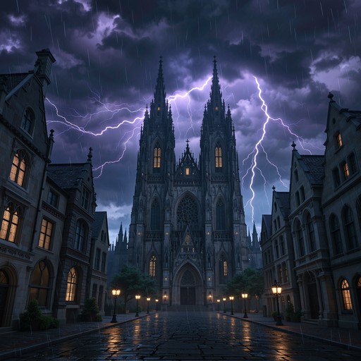 Free Gothic Storm Majesty Image - Thunderstorm, Gothic, Cathedral ...